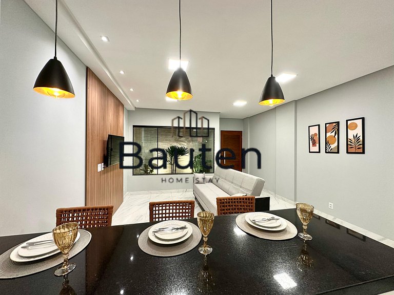 Apartamento Moderno Confortável 2 Quartos com Suíte