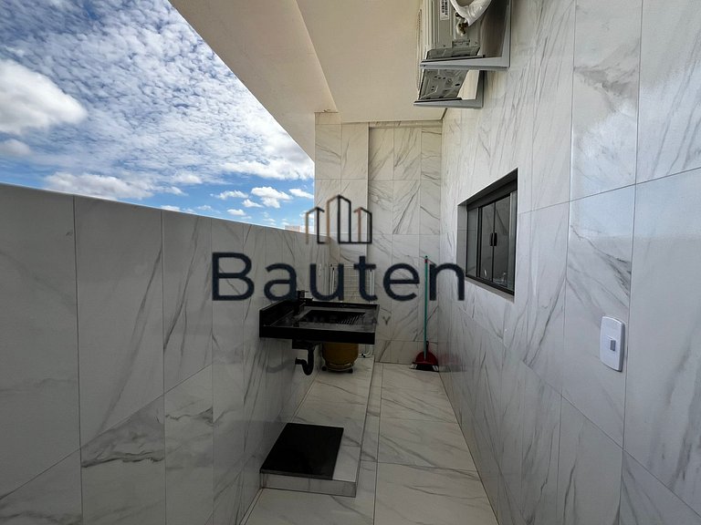 Apartamento Moderno Confortável 2 Quartos com Suíte