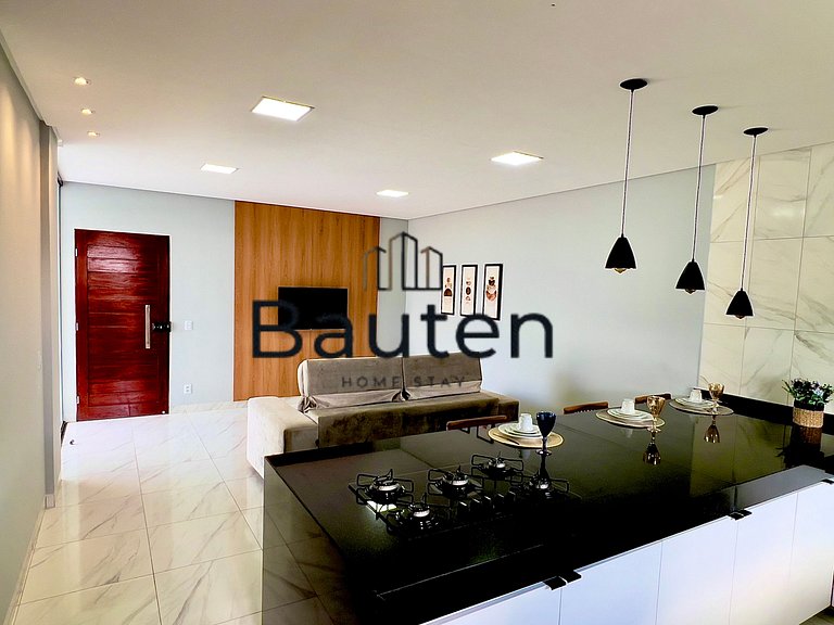 Apartamento Moderno Confortável 2 Quartos com Suíte