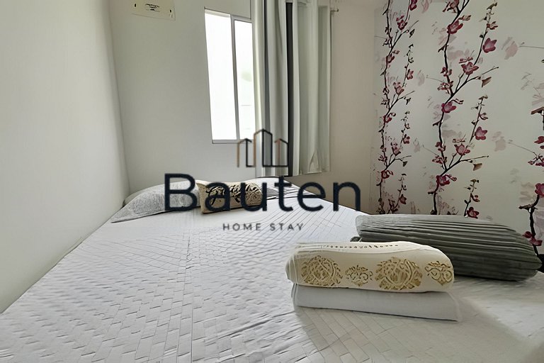 Apartamento Aconchegante com 2 Quartos Do lado do Shopping e