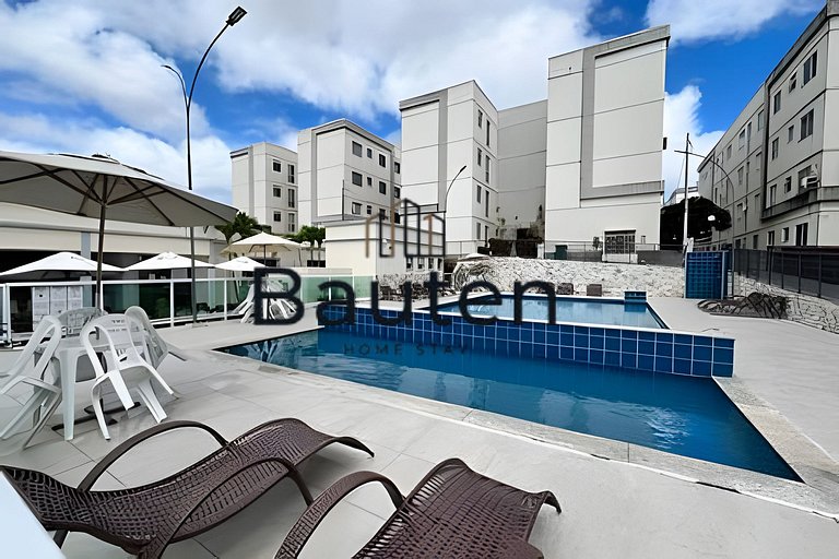 Apartamento Aconchegante com 2 Quartos Do lado do Shopping e