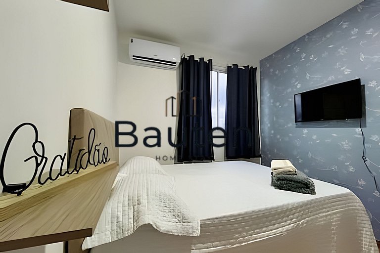 Apartamento Aconchegante com 2 Quartos Do lado do Shopping e
