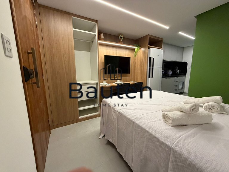 Studio Moderno | Próximo ao Shopping Pátio & Feira