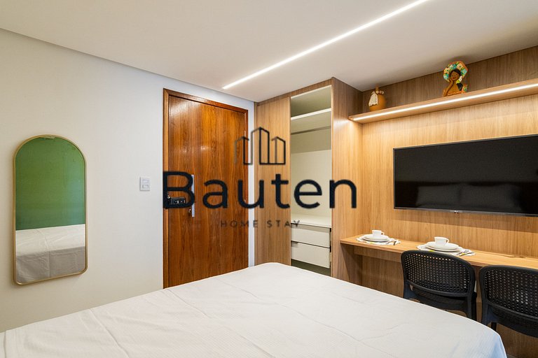 Studio Moderno | Próximo ao Shopping Pátio & Feira