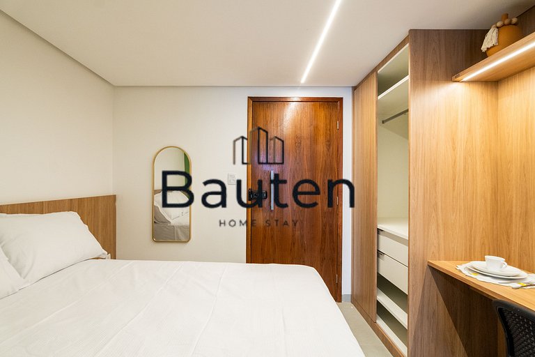 Studio Moderno | Próximo ao Shopping Pátio & Feira