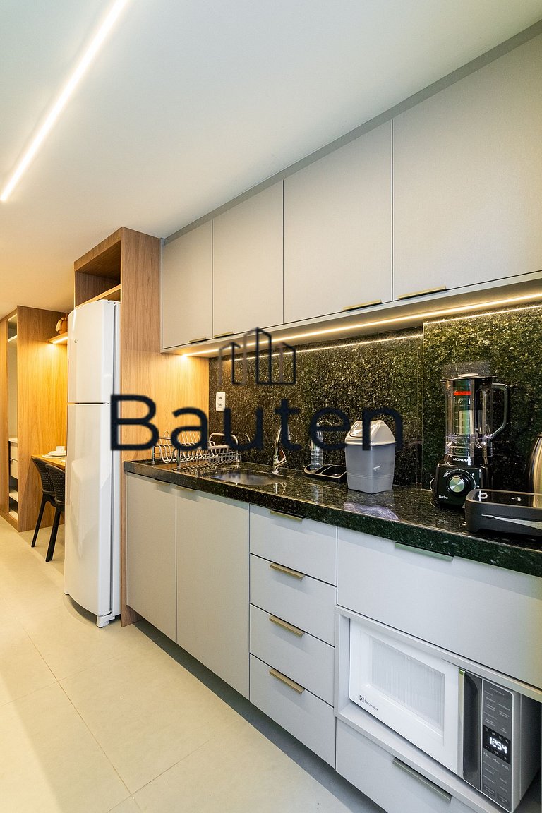 Studio Moderno | Próximo ao Shopping Pátio & Feira
