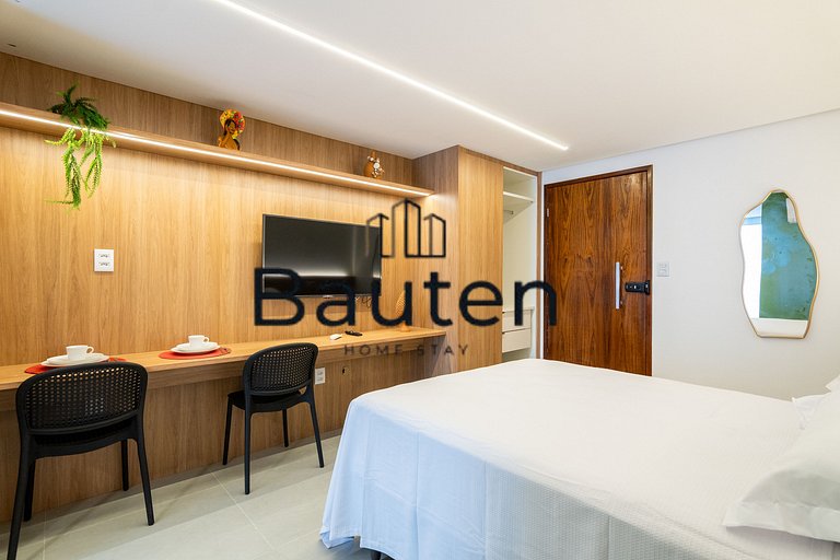 Studio Moderno | Próximo ao Shopping Pátio & Feira