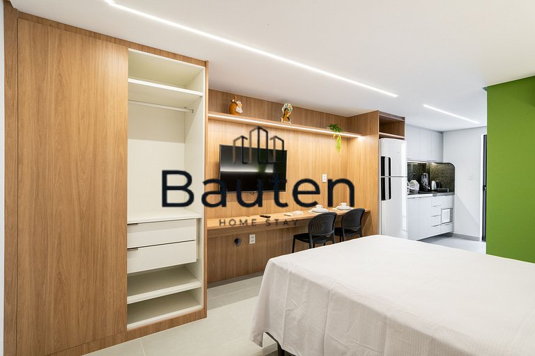 Studio Moderno | Próximo ao Shopping Pátio & Feira