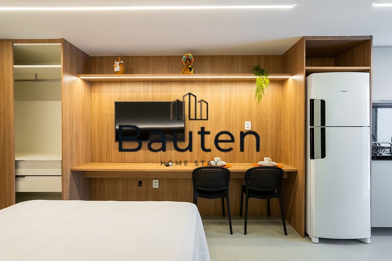 Studio Moderno | Próximo ao Shopping Pátio & Feira
