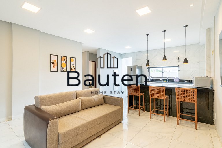 Apartamento Moderno Confortável 2 Quartos com Suíte