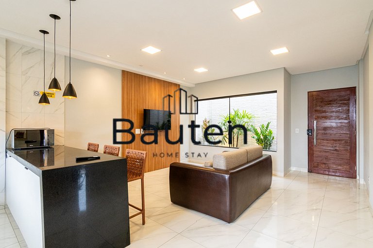 Apartamento Moderno Confortável 2 Quartos com Suíte